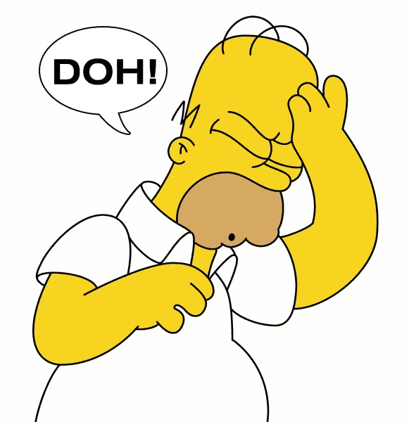 homer simpson saying doh