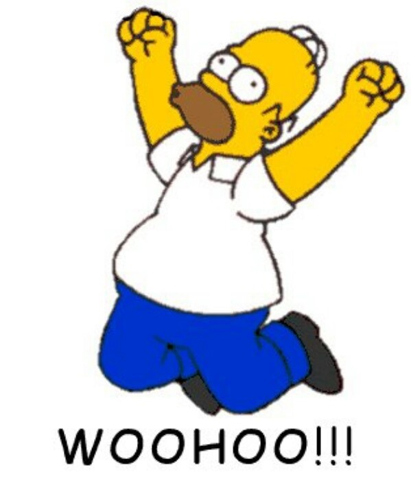 homer simpson saying woohoo