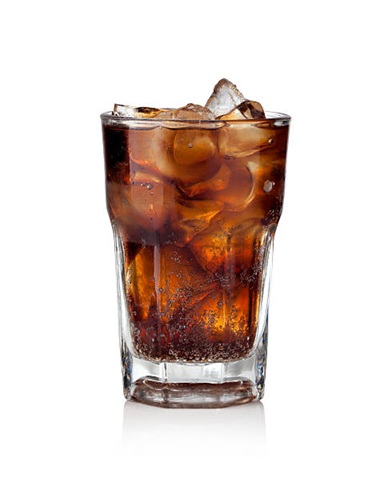 pictue of a glass of cola