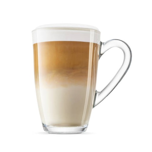pictue of a glass of chai latte