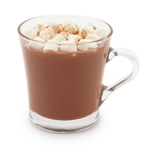 pictue of a glass of hot chocolate