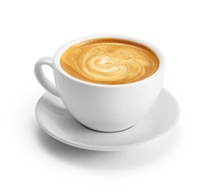 pictue of a cup of latte