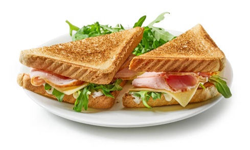 picture of a ham and cheese sandwich